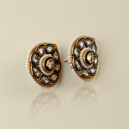 Dewy Beads Kundan Studs