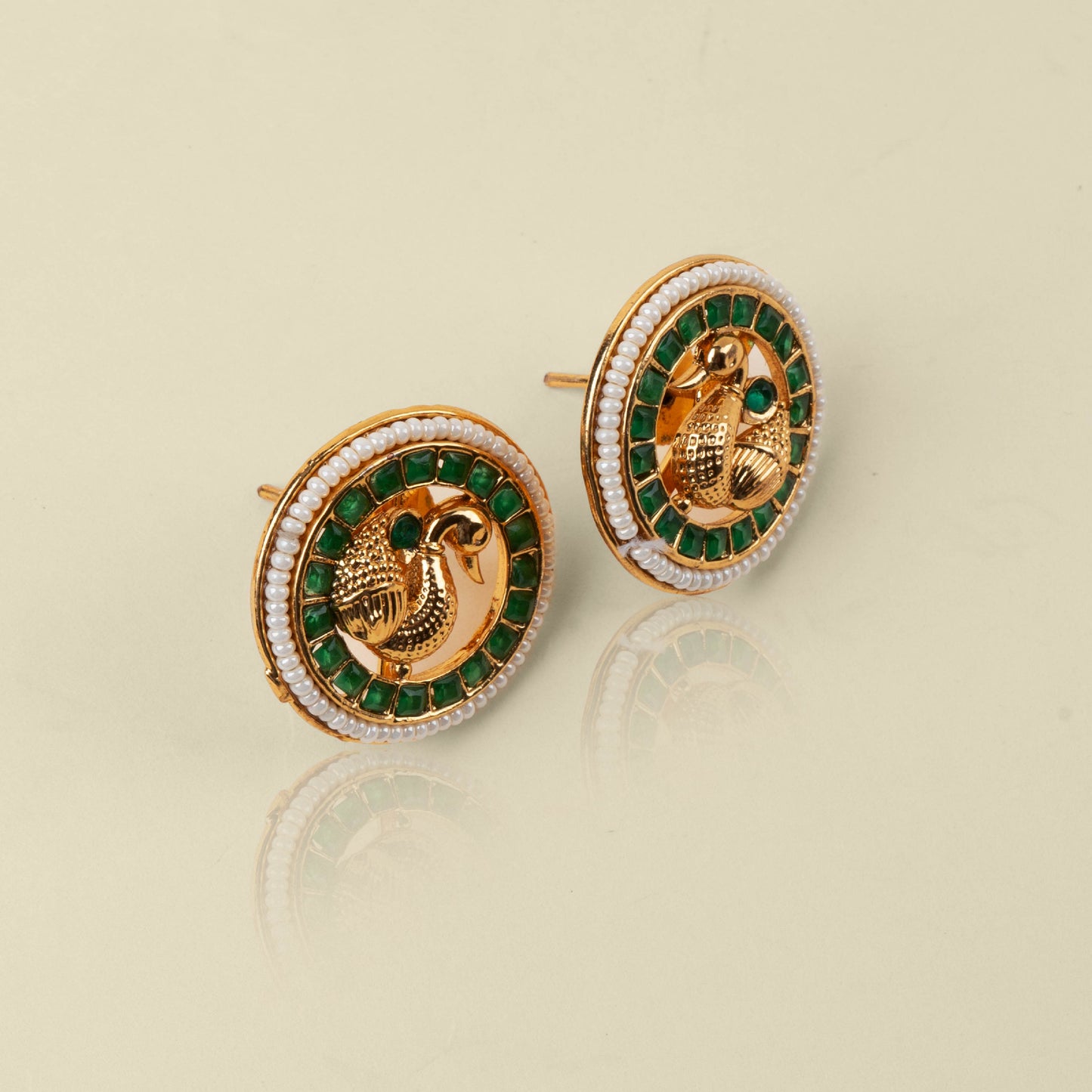 Golden Swan Studs