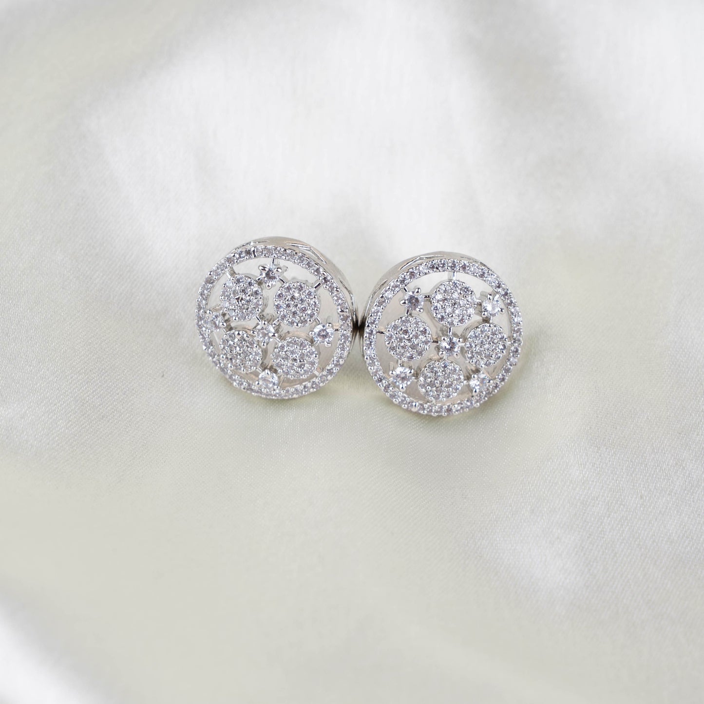 Round Radiance American Diamond Studs