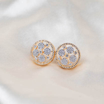 Round Radiance American Diamond Studs