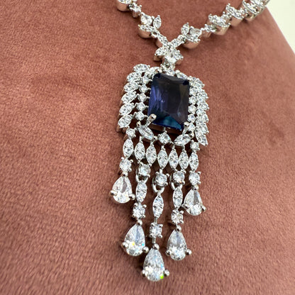Refined Statement American Diamond Necklace