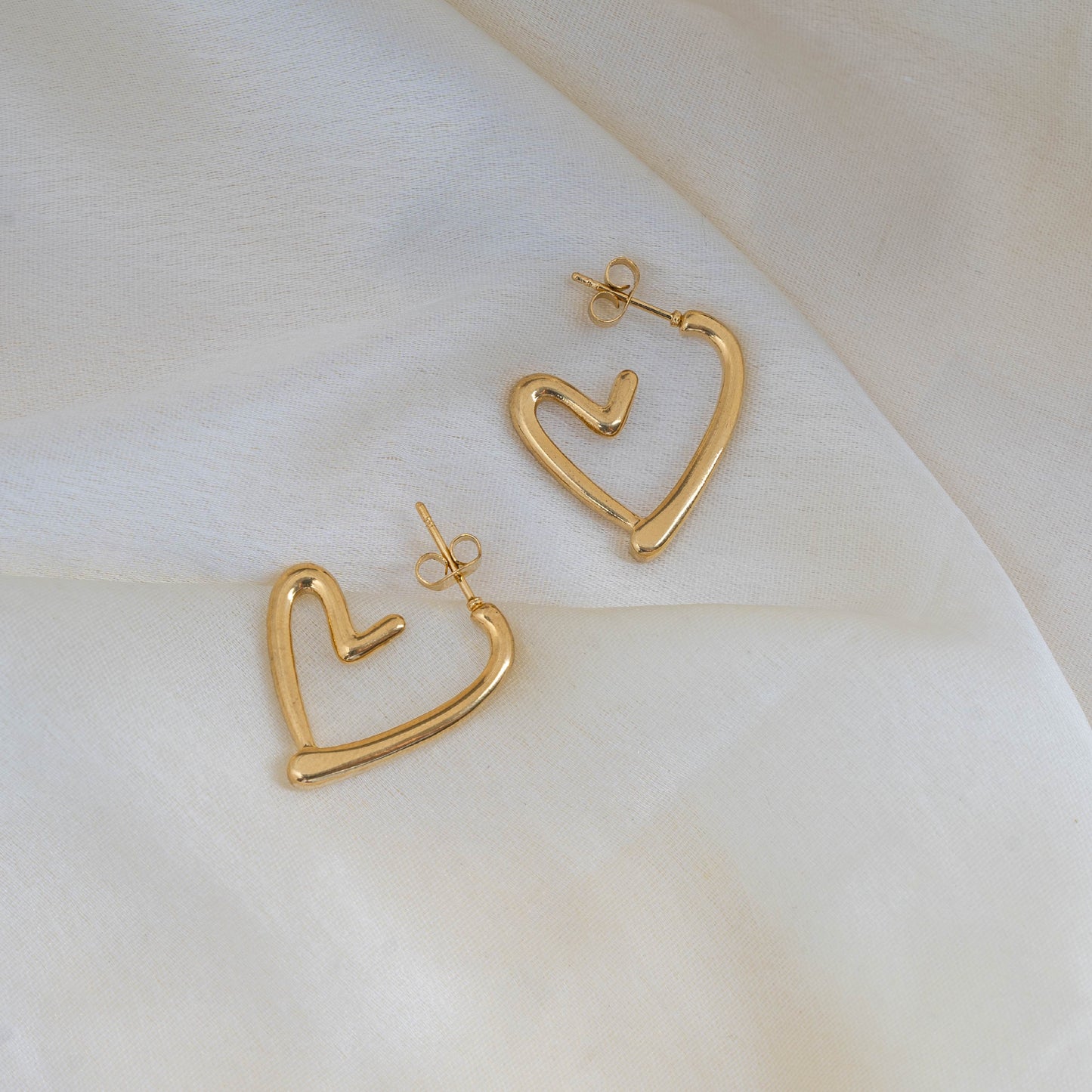 Halo Heart Earrings