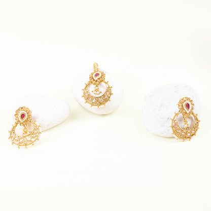 Spectrum Kundan Necklace Set