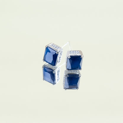 Radiant Emerald-Cut Studs