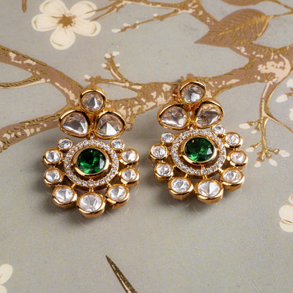 Pristine Sparkle Kundan Earrings