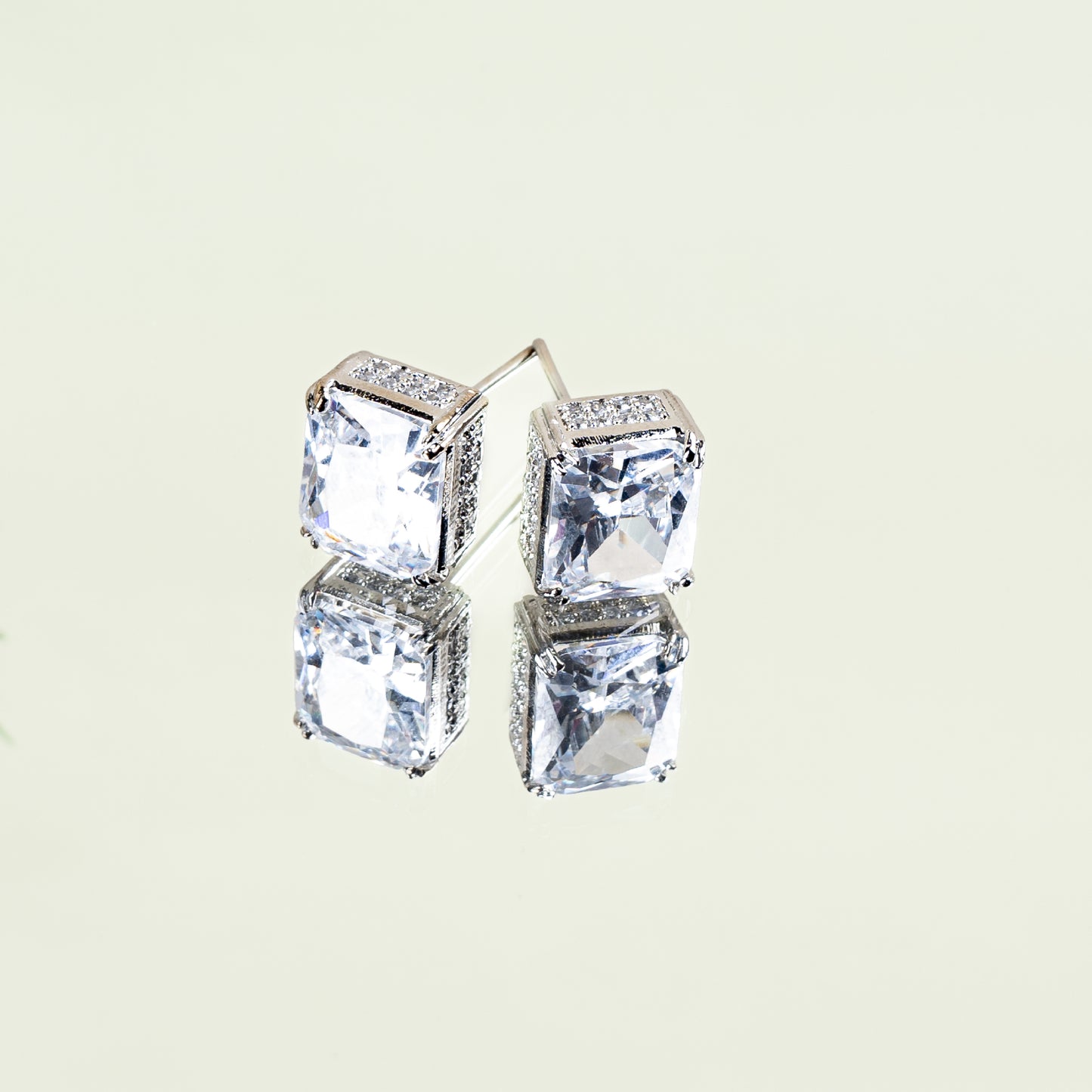 Radiant Emerald-Cut Studs