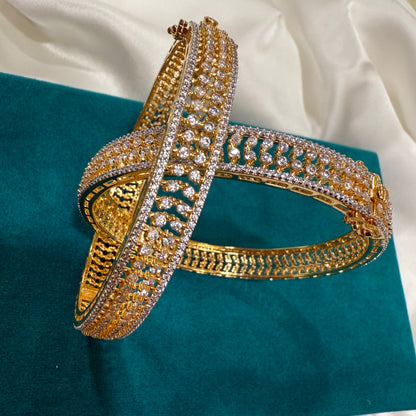 Double Layer Lock Bangles