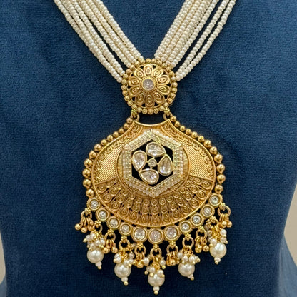 Pearl Perfection Kundan Pendant