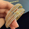 Double Layer Lock Bangles