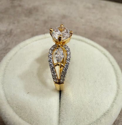 Solitaire Adjustable Ring