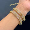 Double Layer Lock Bangles