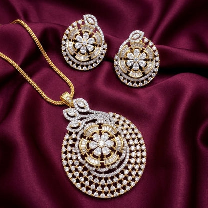 Ira Floral Pendant Set