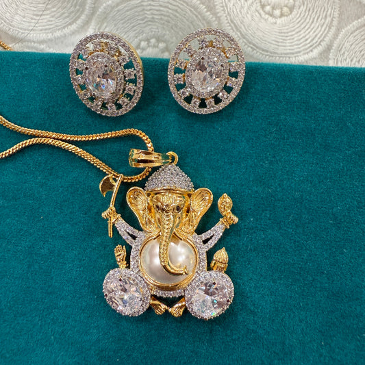Ganpati Ji Pendant Set