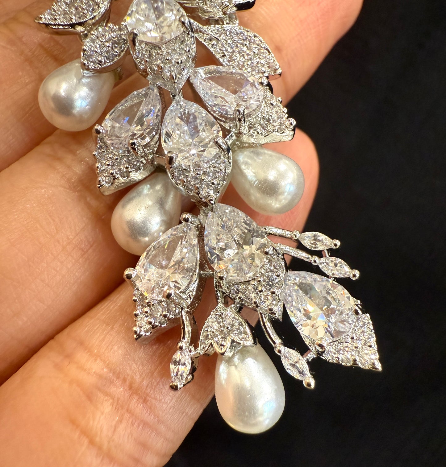 Ethereal American Diamond Earrings