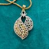 Leafy Petal Pendant Set