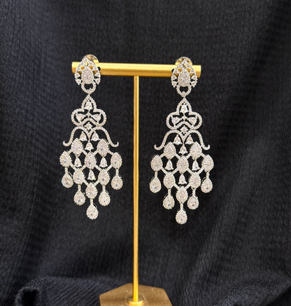 Monarch American Diamond Earrings