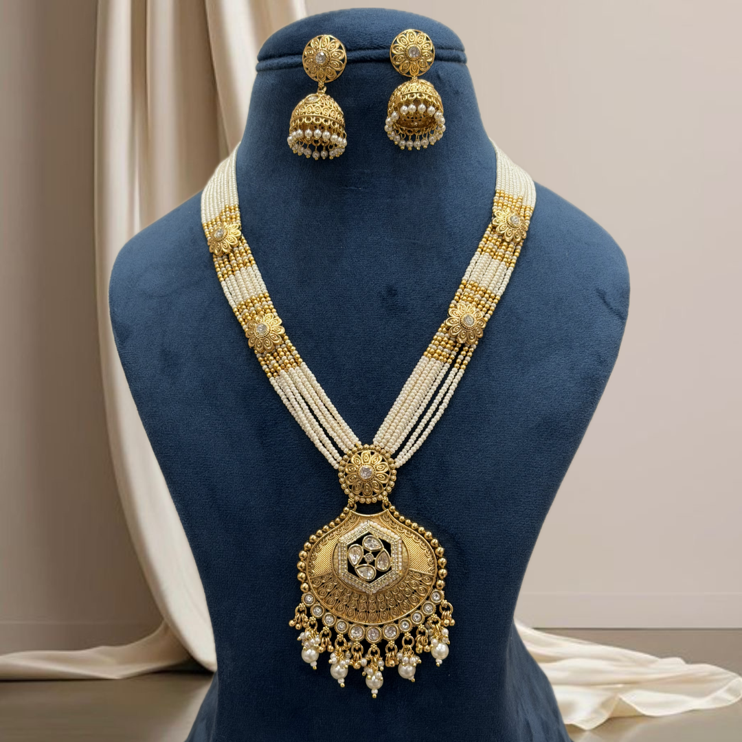 Pearl Perfection Kundan Pendant