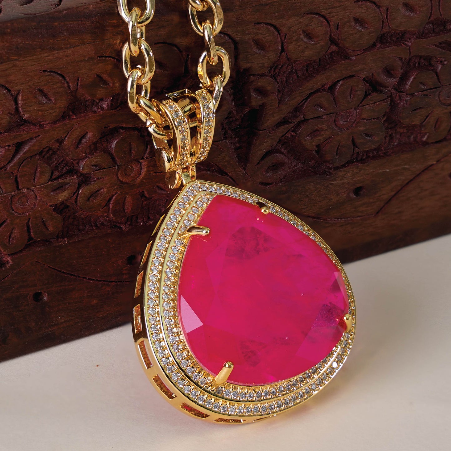 Crimson Flame pendant