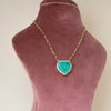 Russian Doublet Heart pendant