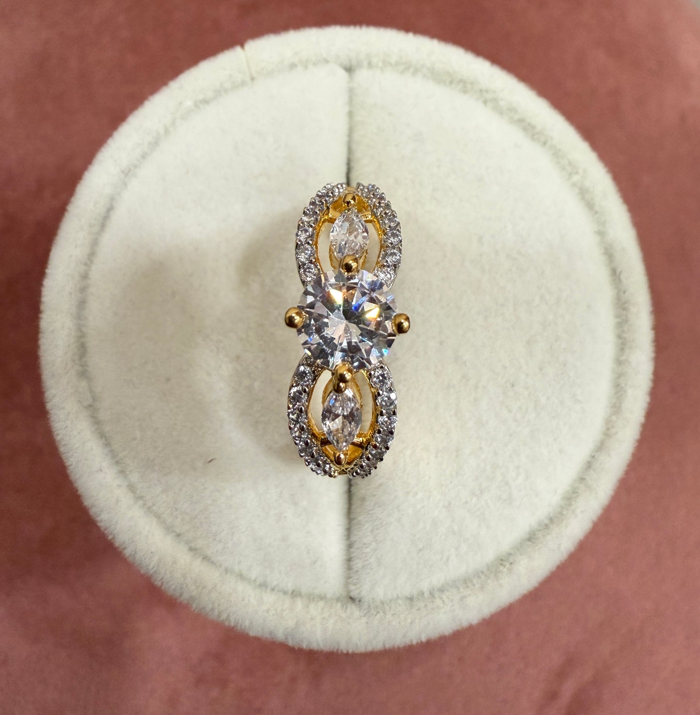Solitaire Adjustable Ring