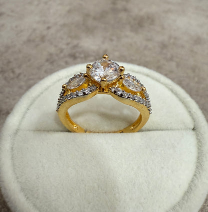 Solitaire Adjustable Ring