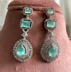 Dual Grace American Diamond Necklace