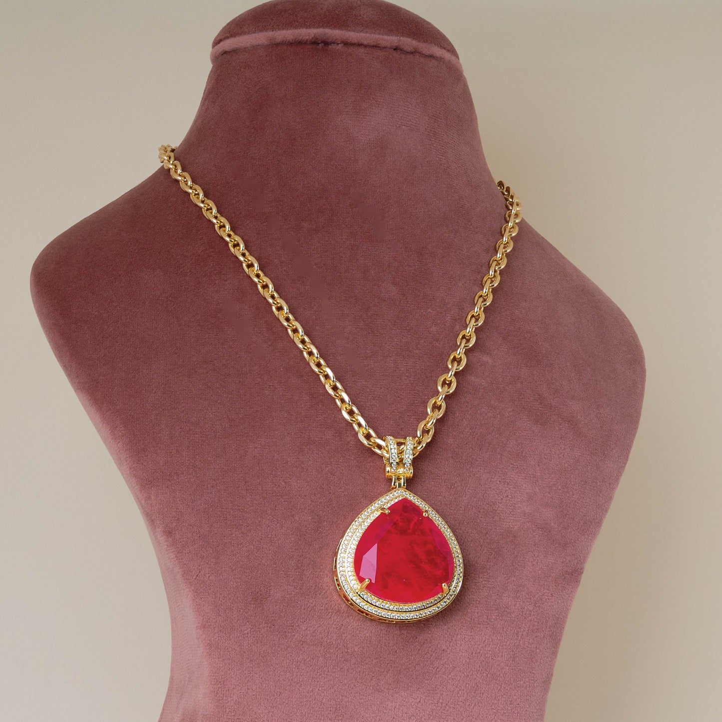 Crimson Flame pendant