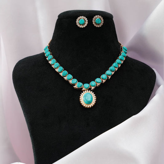 Firoza Necklace Set