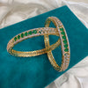 Aariya Emerald Bangle Set