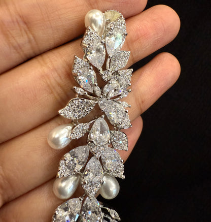 Ethereal American Diamond Earrings