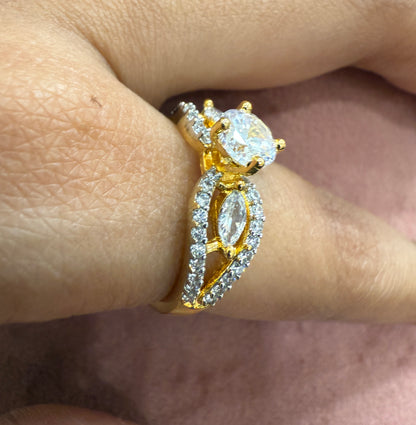 Solitaire Adjustable Ring