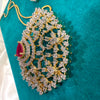 Aarohi Ruby Pendant Set