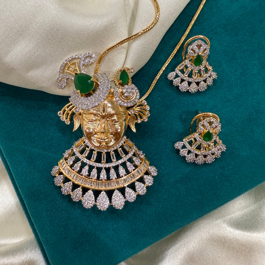 Shreenath Ji Pendant Set