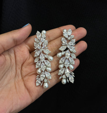 Ethereal American Diamond Earrings
