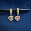 Pink Heart Earrings