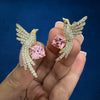 Crystal Bird Earrings