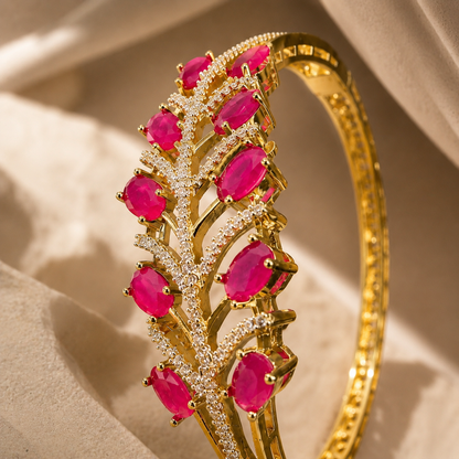 Rose Feather Bracelet