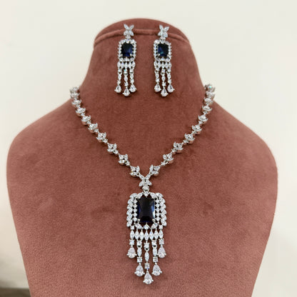 Refined Statement American Diamond Necklace
