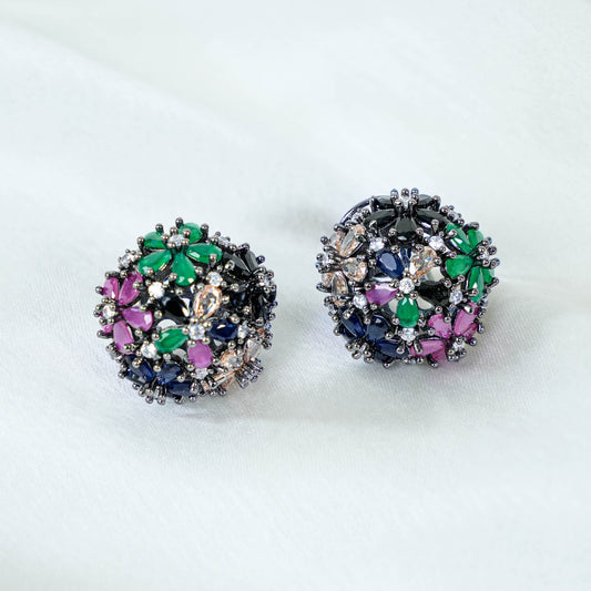 Floral Cluster Studs