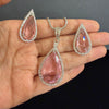 Dew Drop Halo Pendant Set
