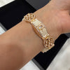 Pearl Lined Coffer Bracelet