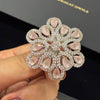 Petal Dew Cocktail Ring