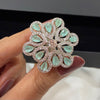 Petal Dew Cocktail Ring