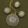 Floral Sphere Pendant Set with Ring