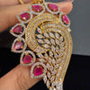 Ruby Bliss Pendant Set