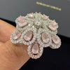 Petal Dew Cocktail Ring