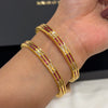 Garnet Glow Bangles