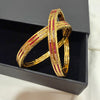 Garnet Glow Bangles