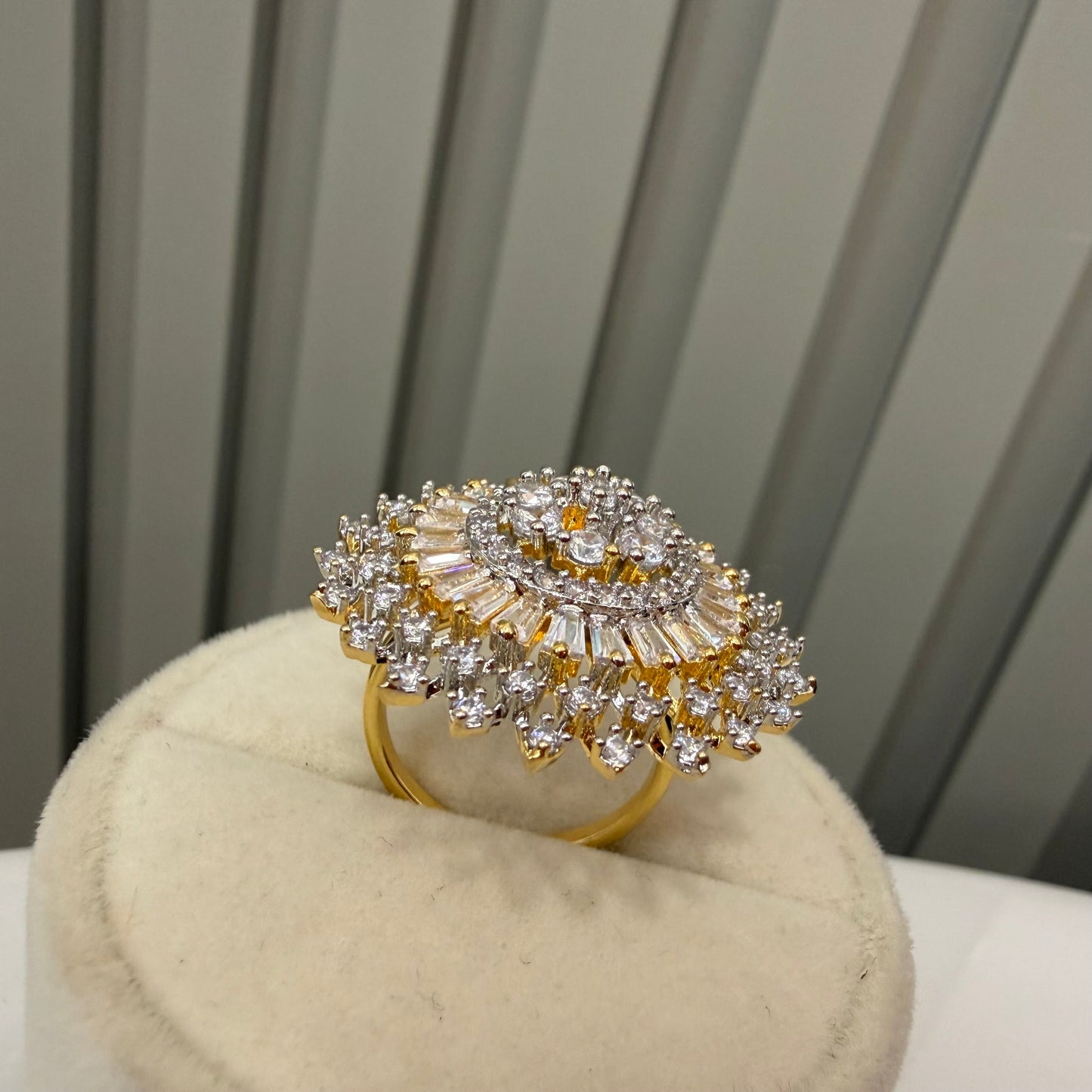Floral Adjustable Ring