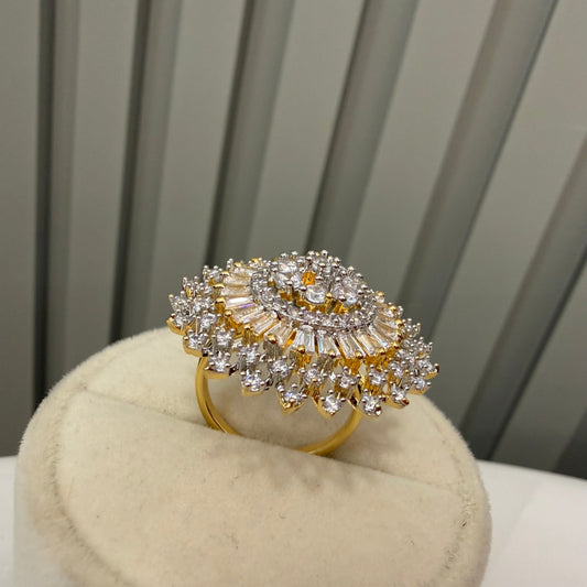 Floral Adjustable Ring